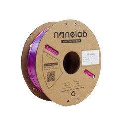 Nanelab Çift Renkli Silk PLA Filament - Mavi - Kırmızı - 1.75mm - 1Kg - Thumbnail