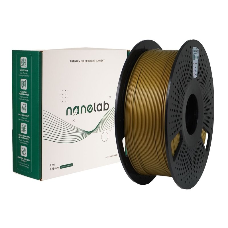 Nanelab - Nanelab Hyper PLA Antik Gold Filament - 1.75mm - 1Kg