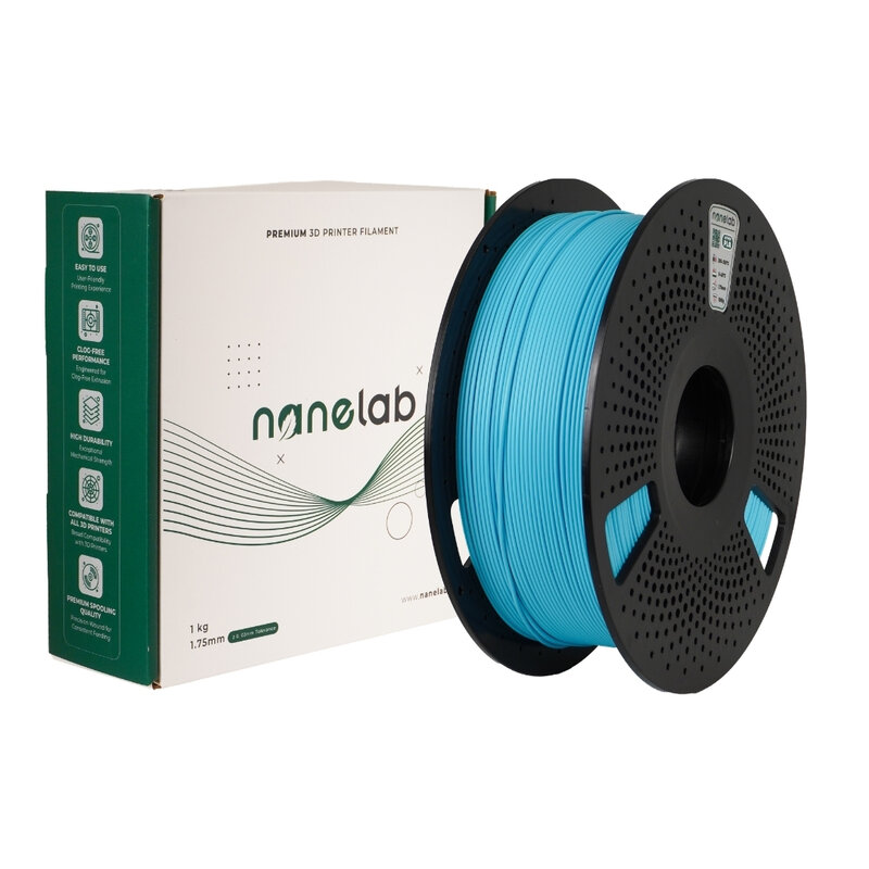 Nanelab - Nanelab Hyper PLA Cyan Filament - 1.75mm - 1Kg