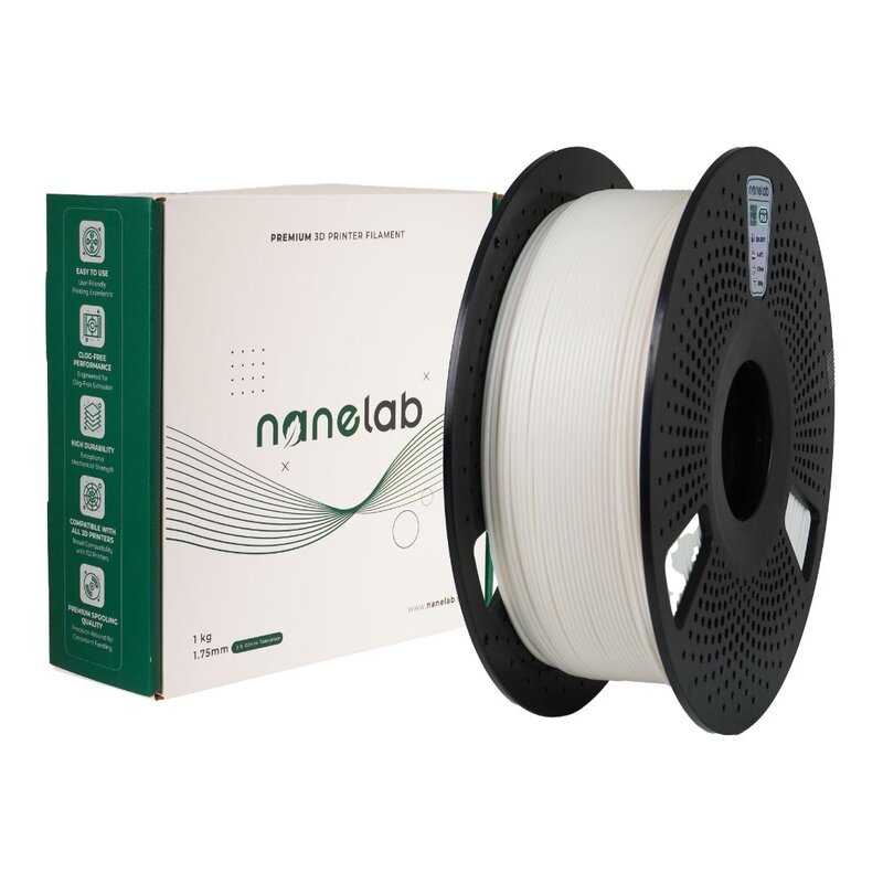 Nanelab - Nanelab Hyper PLA İnci Beyazı Filament - 1.75mm - 1Kg