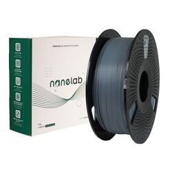 Nanelab Hyper PLA Koyu Gri Filament - 1.75mm - 1Kg - Thumbnail