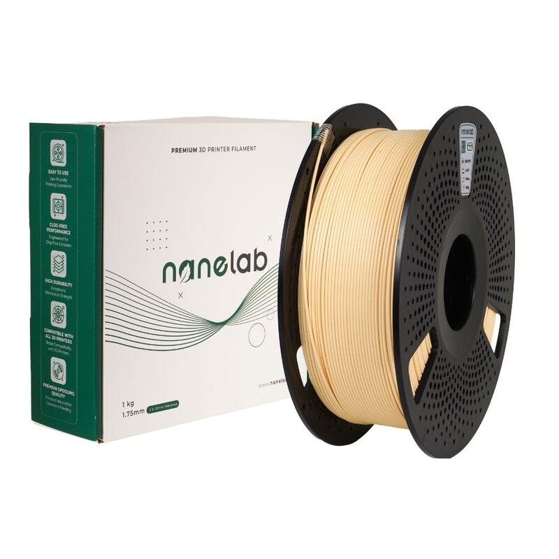 Nanelab - Nanelab Hyper PLA Krem Filament - 1.75mm - 1Kg