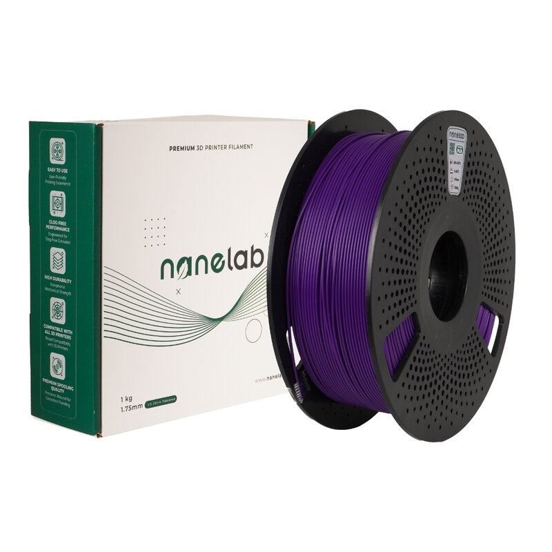 Nanelab Hyper PLA Mor Filament - 1.75mm - 1Kg