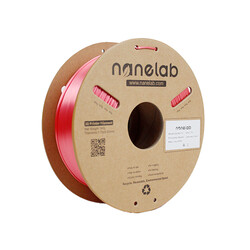 Nanelab Kırmızı Silk PLA Filament - 1.75mm - 1Kg - Thumbnail