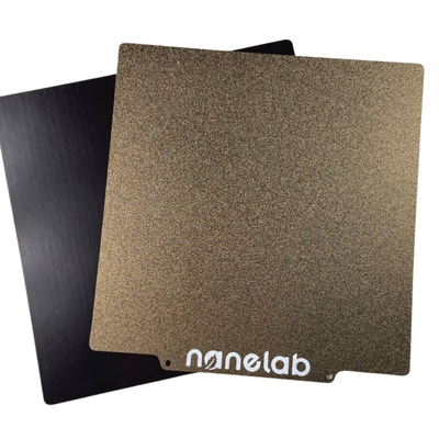 Nanelab Pei Kaplı Yay Çeliği Manyetik Tabla - 235x235mm - Çift Yüzlü