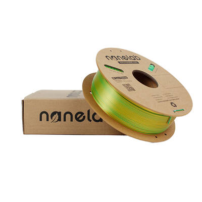 Nanelab Üç Renk Silk PLA Filament - Altın-Yeşil-Mavi - 1.75mm - 1Kg