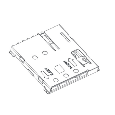 Nano SIM Kart Soketi - Push Push Type