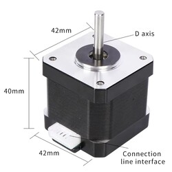 Nema 17 42BYGH 1.5A Step Motor 42mm - 3D Yazıcı Uyumlu - Thumbnail