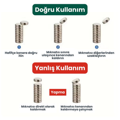 Neodyum Mıknatıs 5x3x2 mm - 10 Adet
