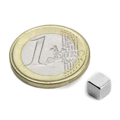 Neodyum Mıknatıs 5x5x5 mm (Küp) - 5 Adet