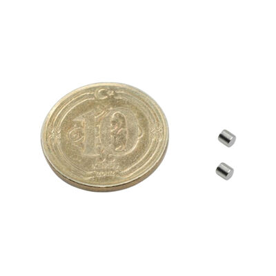Neodyum Mıknatıs d2x2 mm - 10 Adet