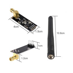 NRF24L01+PA+LNA 2.4Ghz Wireless Modül - Antenli - Thumbnail