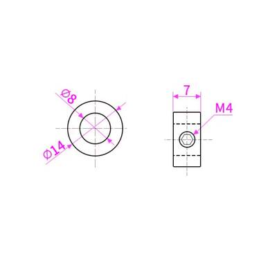 Openbuilds 8mm Mil Sabitleme Burcu