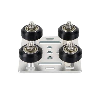 Openbuilds V Slot Rulmanlı Araba - 20x20mm Profil Uyumlu - Gümüş