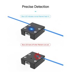 Orijinal Creality 3D Filament Sensörü Seti - Ender 3 V2 Uyumlu - Kutulu - Thumbnail