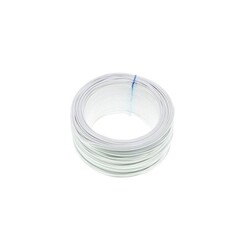Özdirenç - ÖZDİRENÇ 0.22MM ÇOK TELLİ MONTAJ KABLOSU 100MT Beyaz