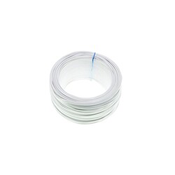 Özdirenç - Özdirenç 0.50mm Tek Damarlı Montaj Kablosu 100mt Beyaz