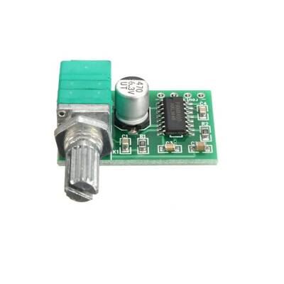 PAM8403 2x3W Mini Ses Yükseltici Kartı - Stereo - Amfi-Potlu