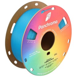 Panchroma PLA Luminous Mavi Filament 1.75mm 1Kg - Thumbnail