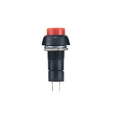 PBS-11A Kalıcı Push Buton - Anahtar - 12mm - Kırmızı