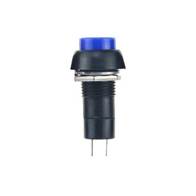 PBS-11B Yaylı Push Buton - 12mm - Mavi