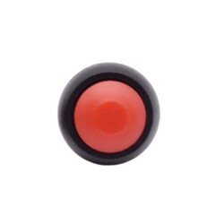 PBS-33B Push Buton Oval - Kırmızı - Mantar Buton - Thumbnail