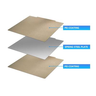 Pei Kaplı Yay Çeliği Manyetik Tabla - 235x235mm - Çift Yüzlü