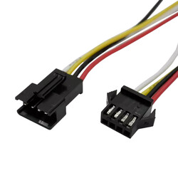 Robo90 - 4 Pin SM JST Kablo 20cm Erkek - Dişi Takım