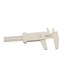 Plastik Kumpas 150mm - Beyaz - 0.05mm - Thumbnail