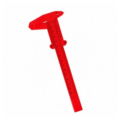 Plastik Kumpas 150mm - Kırmızı - 0.05mm