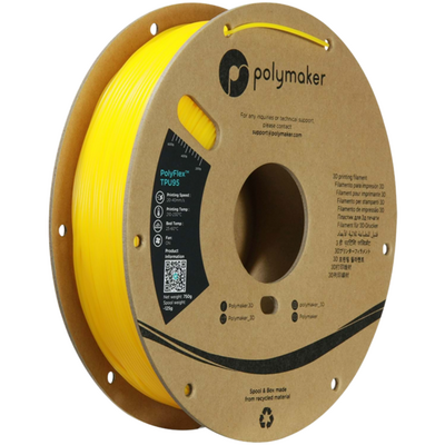 PolyFlex TPU95 Sarı Filament 1.75mm 750gr