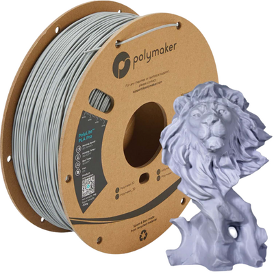 PolyLite PLA Pro Gri Filament 1.75mm 1Kg