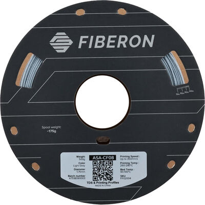 Polymaker Fiberon ASA-CF08 Açık Gri Filament 1.75mm 500gr