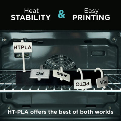 Polymaker HT-PLA Filament - Siyah - 1.75mm 1Kg