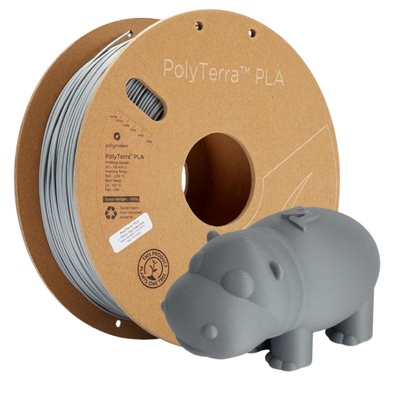 PolyTerra PLA Fosil Gri Filament 1.75mm 1Kg