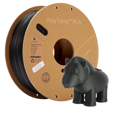 PolyTerra PLA Kömür Siyah Filament 1.75mm 1Kg