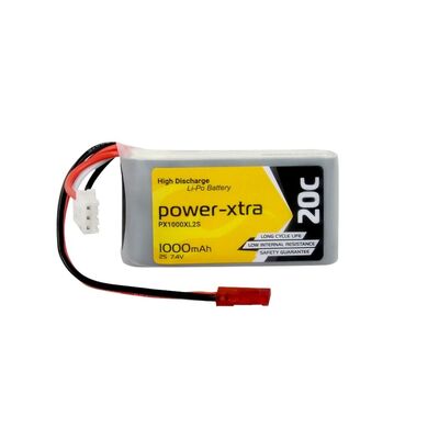 Power-Xtra PX1000XL2S - 2S1P - 7.4V 1000 mAh Li-Polymer Pil - 20C