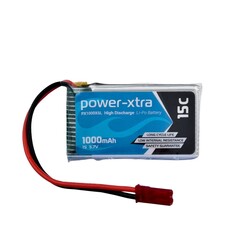 Power-Xtra - Power-Xtra PX1000XSL - 1S1P - 3.7V 1000 mAh Li-Polymer Pil - 15C