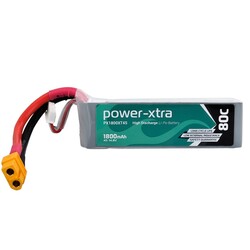 Power-Xtra - Power-Xtra PX1800XT4S - 4S1P - 14.8V 1800 mAh Li-Polymer Pil -80C