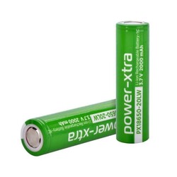 Power-Xtra - Power-Xtra PX18650-20LW - 3.7V 2000 mAh Li-ion Şarjlı Pil - 1C