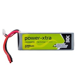 Power-Xtra - Power-Xtra PX2200HP2S - 2S1P - 7.4V 2200 mAh Li-Polymer Pil -30C