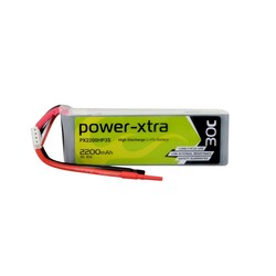 Power-Xtra - Power-Xtra PX2200HP3S - 3S1P - 11.1V 2200 mAh Li-Polymer Pil -30C