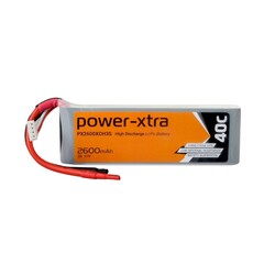 Power-Xtra - Power-Xtra PX2600XCH3S - 3S1P - 11.1V 2600 mAh Li-Polymer Pil - 40C