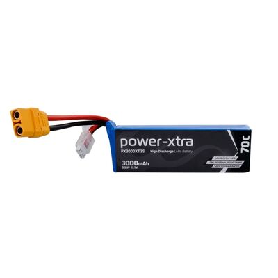 Power-Xtra PX3000XT3S - 3S1P - 11.1V 3000 mAh Li-Polymer Pil - 70C