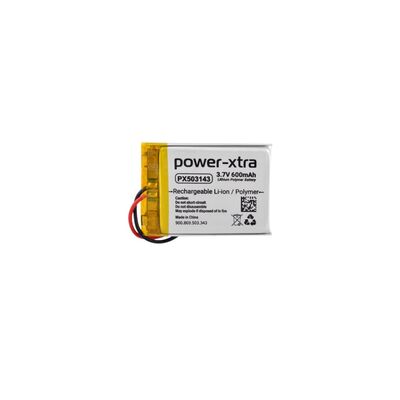 Power-Xtra PX503143 - 3.7V 600 mAh Li-Polymer Pil - Devreli