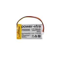 Power-Xtra - Power-Xtra PX603048 - 3.7V 900 mAh Li-Polymer Pil - Devreli-Soketli