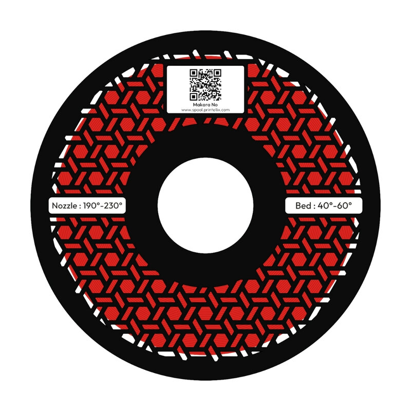 Printellix PLA+ Kırmızı Filament 1.75mm 1kg