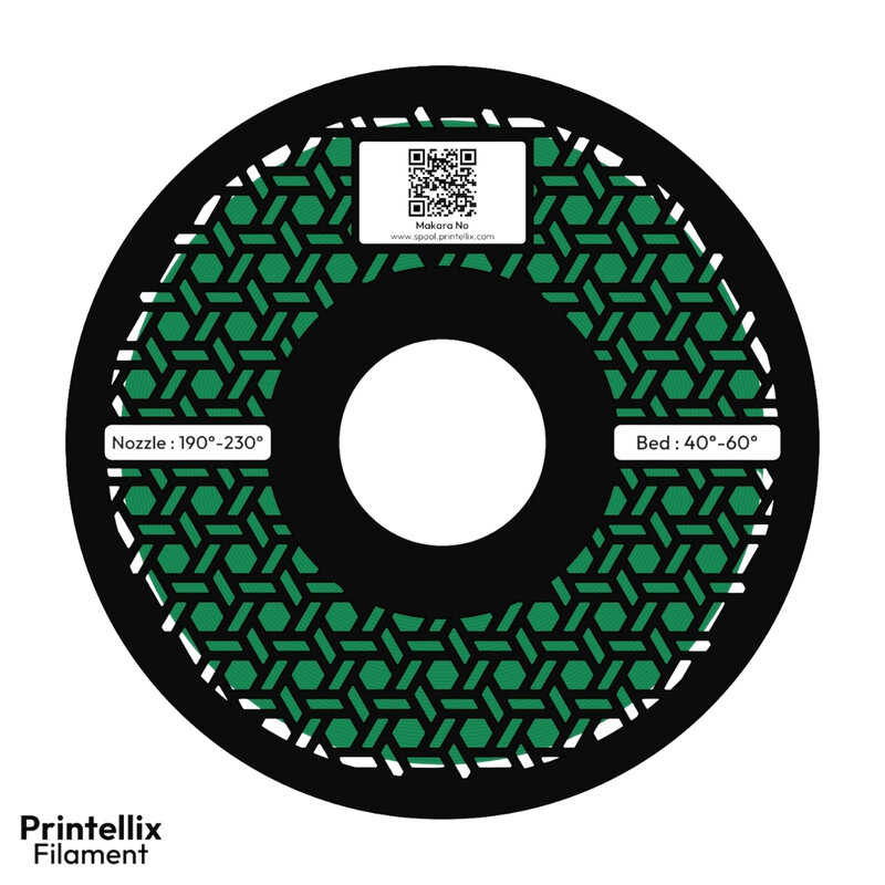 Printellix PLA+ Yeşil Filament - 1.75mm - 1 Kg