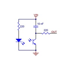 QTR-1A Analog Kızılötesi Sensör Kartı - Çizgi İzleyen - Thumbnail