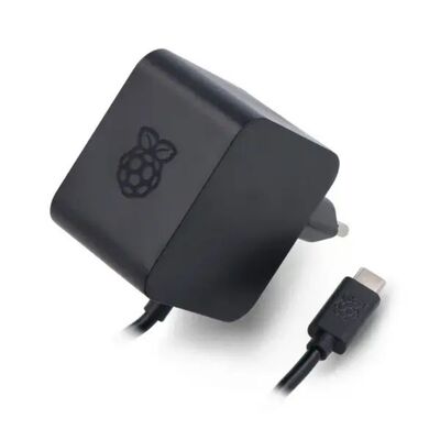 Raspberry Pi 5 27W USB-C Güç Adaptörü - Siyah